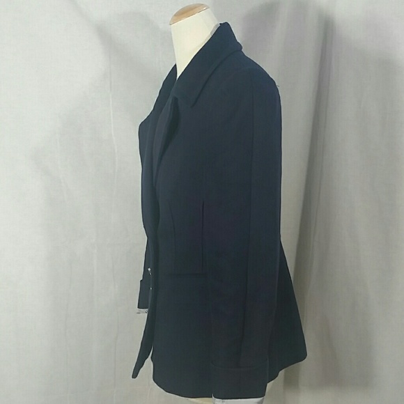 Banana Republic navy blue double breasted jacket - Picture 2 of 8